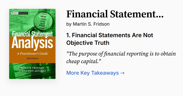 Financial statement analysis articles