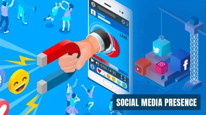 Social media presence